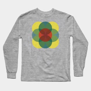 Abstract Circles Long Sleeve T-Shirt